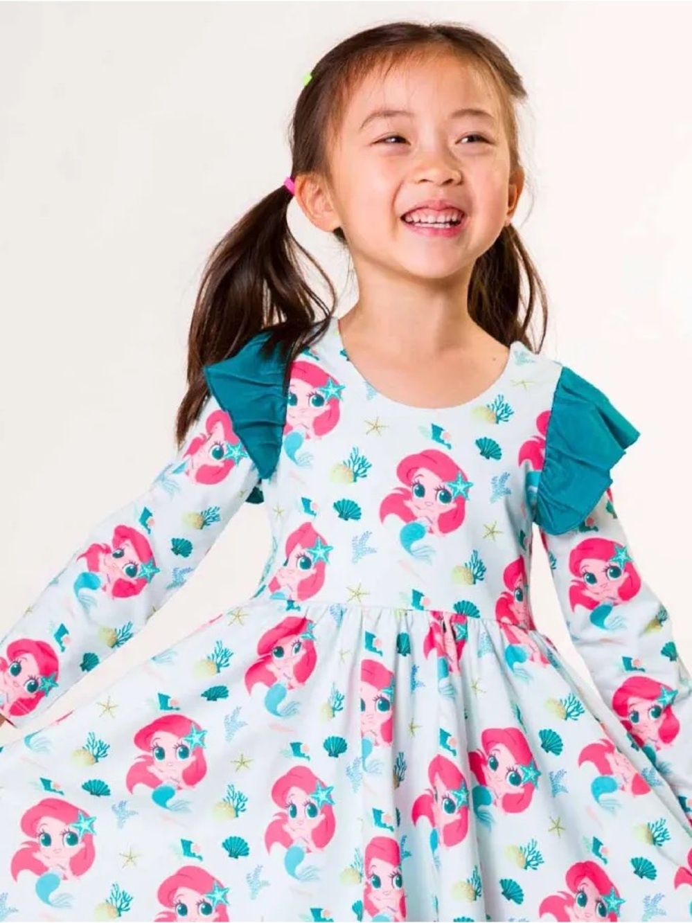 Monica + Andy Double Ruffle Let's Dance Ariel Dress
